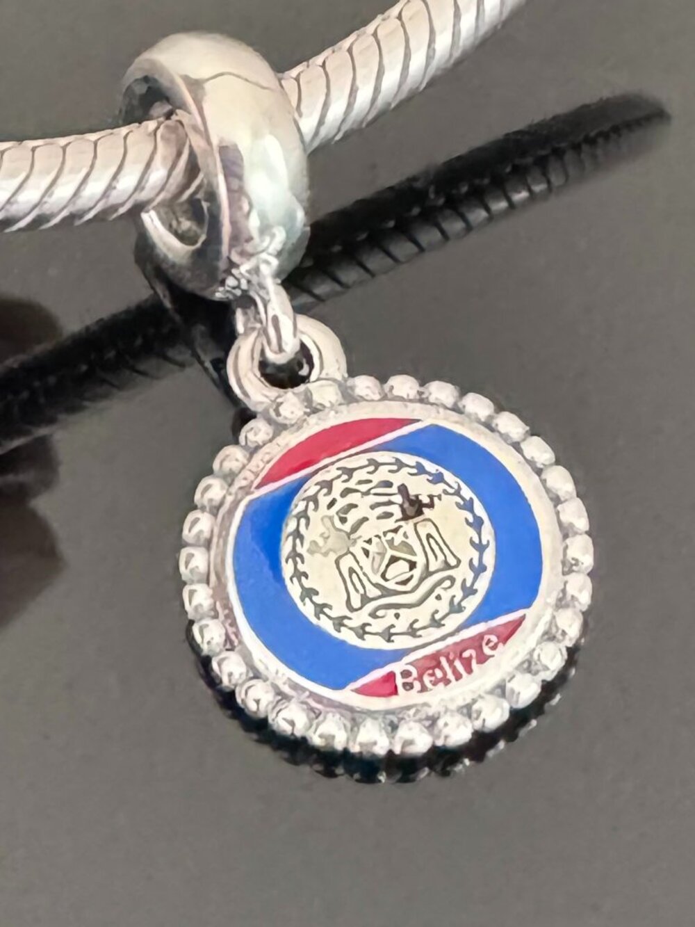 Original Pandora Belize Flag Charm